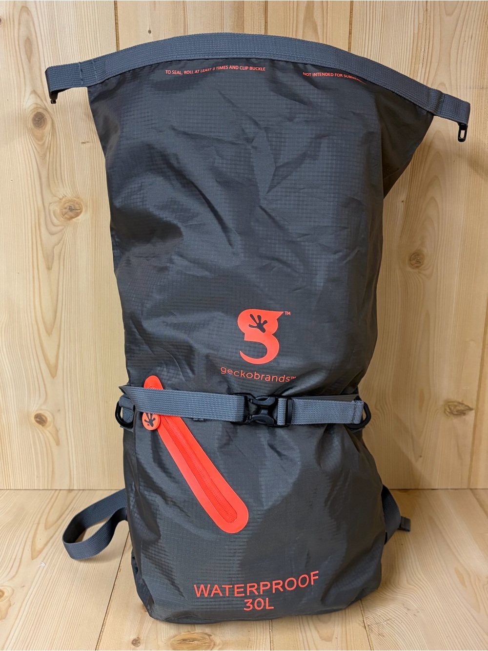 Geckobrands Lightweight 30L Waterproof Backpack Dry